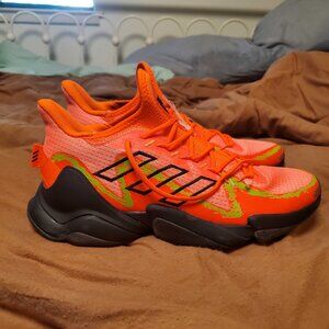 adidas Patrick Mahomes 1 Impact FLX Shoes Poison Solar Orange
